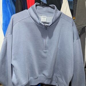Victoria’s Secret/ PINK: Blue Quarter-Zip